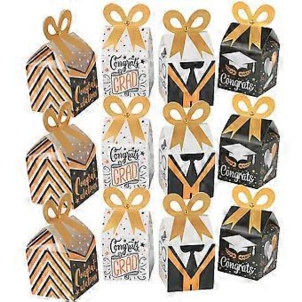 12 stk. Graduation Party Favors Graduation Candy Indpakningsæsker Delikate Slikæsker