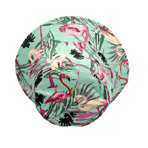 Hink med flamingotryck - Hållbar och hopfällbar