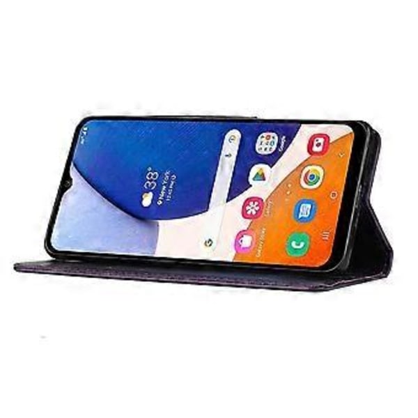 Til Samsung Galaxy S24 FE Etui PU Læder Telefon Wallet Cover med Rem Style F