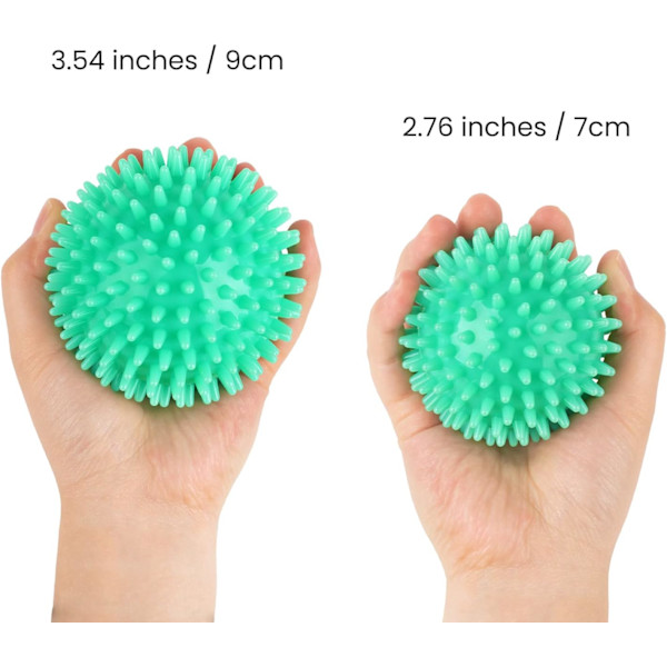 2 stk fotspikmassasjeball for plantar fasciitt fotmassasje