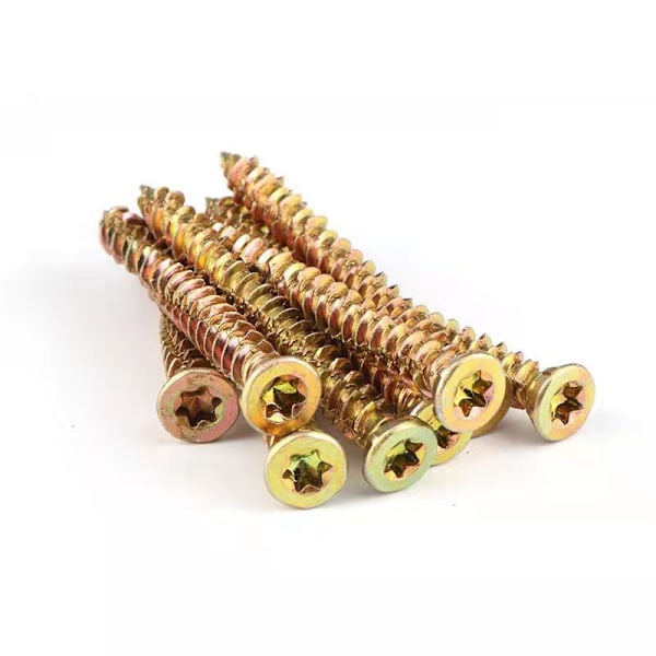 Multifunksjonsskruer - korsformet - 7,5*52 mm - 100 stk