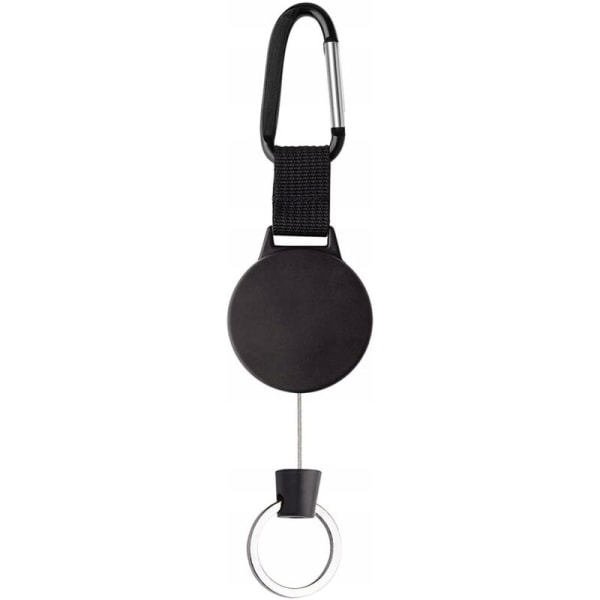 Kuuqa Triomphe Trækbart Nøglering med 60 cm Metal Kabel, Robust