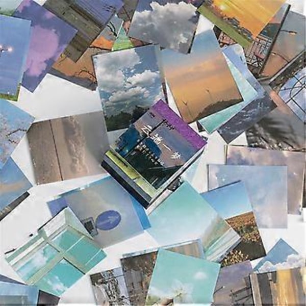 400 Ark Multifunktionelt Håndværkspapir Retro Baggrund Dekoration Papir Memoblok Skriveblok Skoleartikler A dream in the cloud