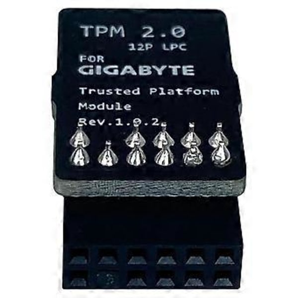 TPM2.0 Modul LPC 12Pin Modul med Infineon SLB9665 Windows 11 Opgradering til Gigabyte Bundkort