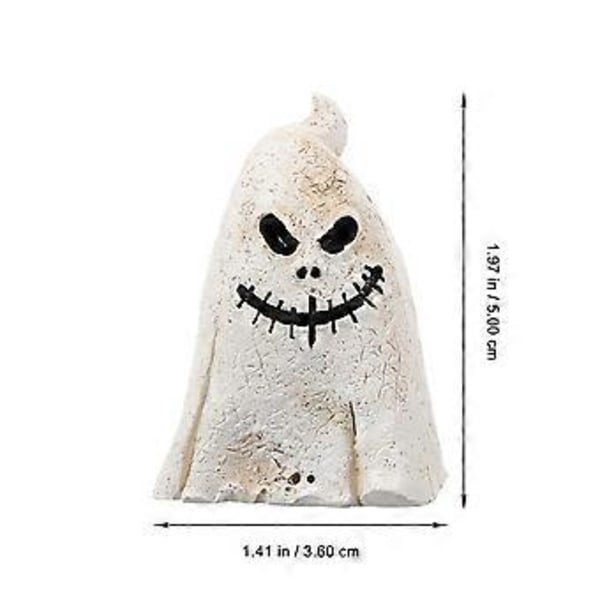Halloween Sarjakuva Kummitus Figuriini Luova Pelottava Veistos Koriste Puutarha Mini Kummituspatsas