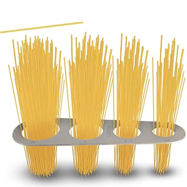 Målespaghettimaskine med spaghetti lineal i rustfrit stål