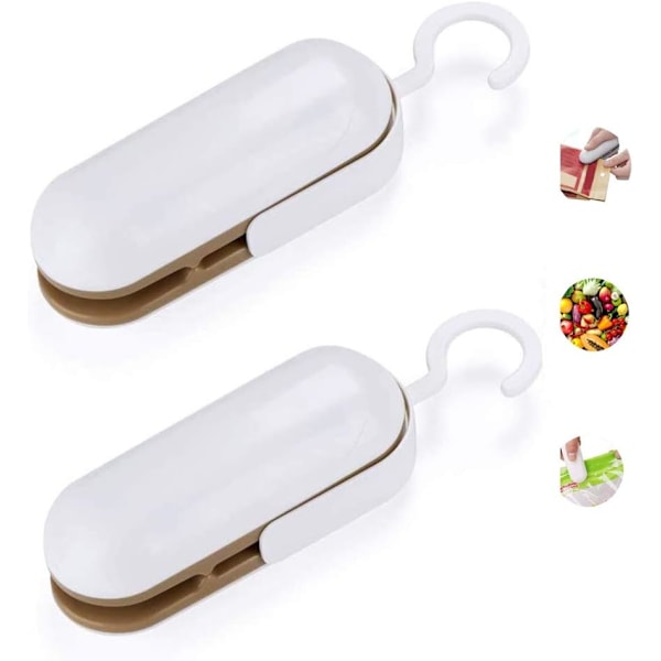 Mini Bag Sealer - 2 pcs Mini Bag Sealing Machine Mini Plastic Sea