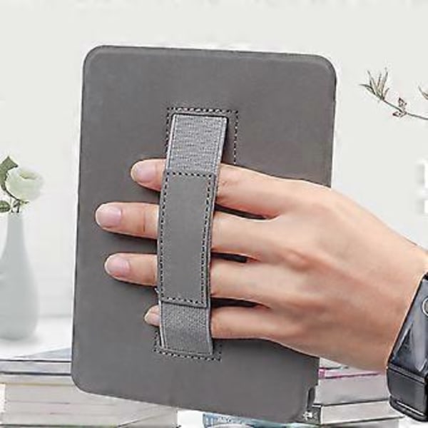 TPU-fodral Mjuk Tygtextur Auto Sleep För Paperwhite 12:e Gen 2024 7 Tum Med Exakt Utskärning För Enkel Åtkomst Grå Gray