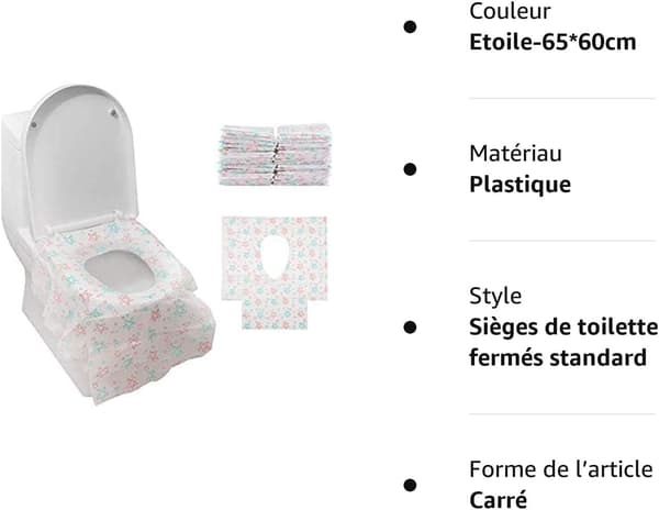24 st Toalettsitsskydd i Papper Engångs Toalett-/Skålskydd