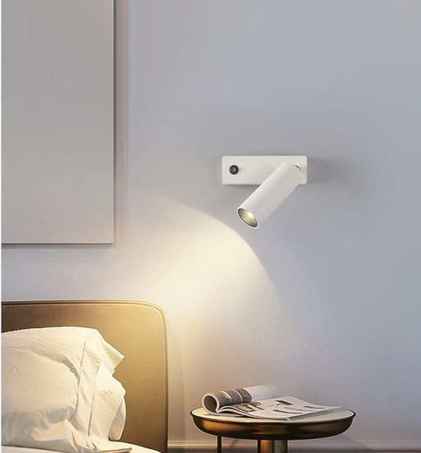 Hvit-3W Varm 3000K Overflatemontert LED Sengelampe Uten Hull