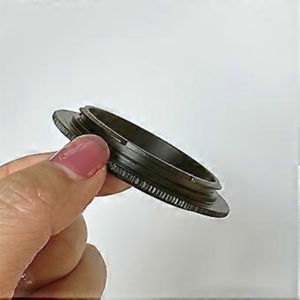 Metall Linsadapter Lins Omvänd för Kameror Lins Omvänd Adapter Linsfäste Konverterare 49mm / 52mm / 58mm Diameter 49mm