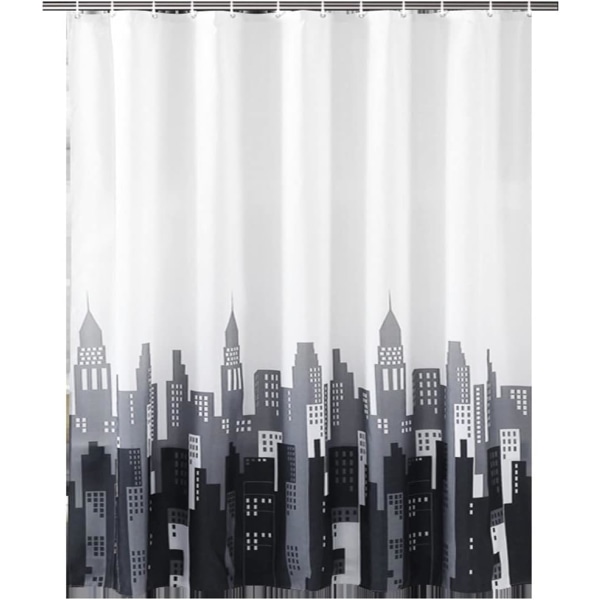 Shower Curtain 180 x 180 cm Mildew Resistant Waterproof Thicken