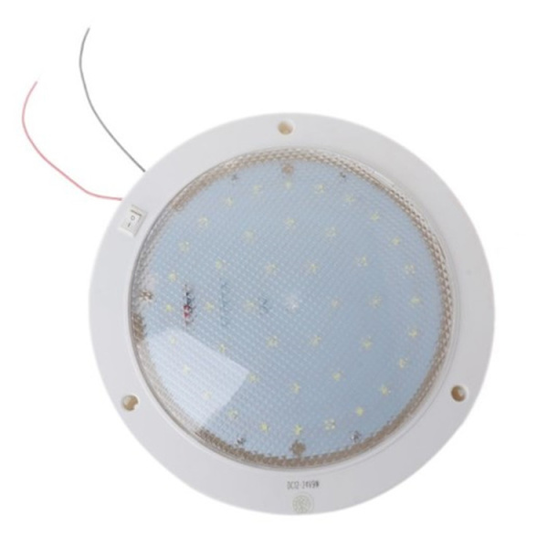12V marine DC LED taklampe runde overflate montert wi