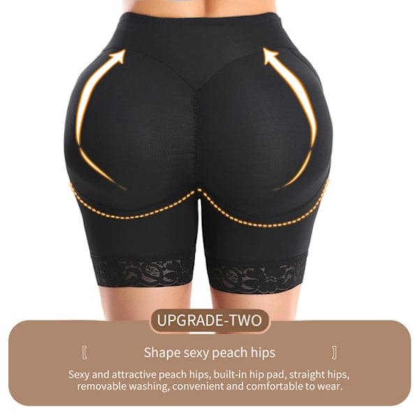 Shapewear Shorts för kvinnor Plus Size Hög midja Body Shaper Tumm