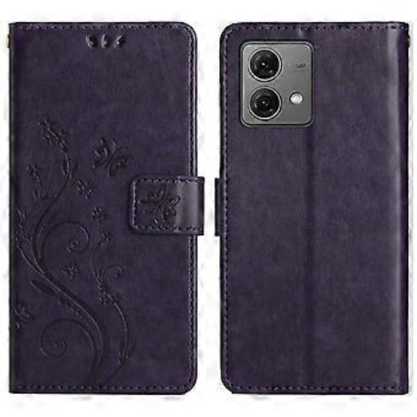 För Motorola Moto G85 5G/S50 Neo 5G Fodral PU Läder Plånboksfodral med Rem Style D
