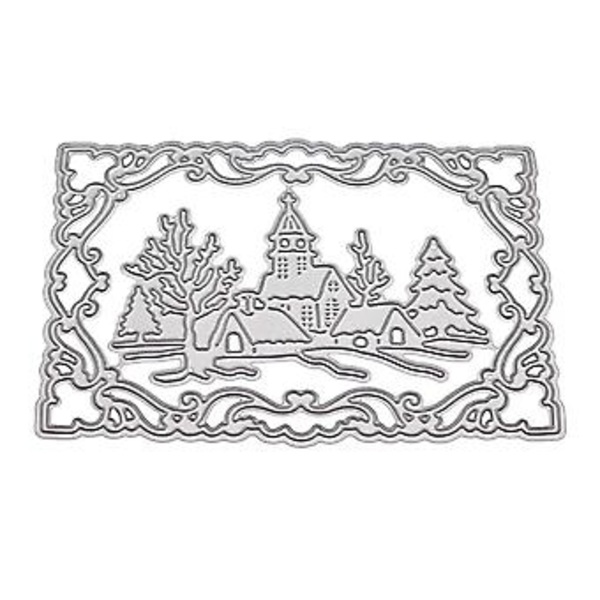 Kreativ Papirindretning, DIY Scrapbooking Dies Jul Metal Skærestencils Til Kortfremstilling, Håndværk Prægeværktøjer Til Hjemmelavede Gaver Til