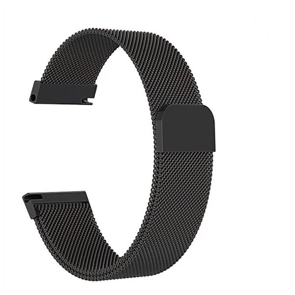 12mm Mesh Rem til Ur, Rustfrit Stål, Hurtig Udløsning til Mænd og Kvinder