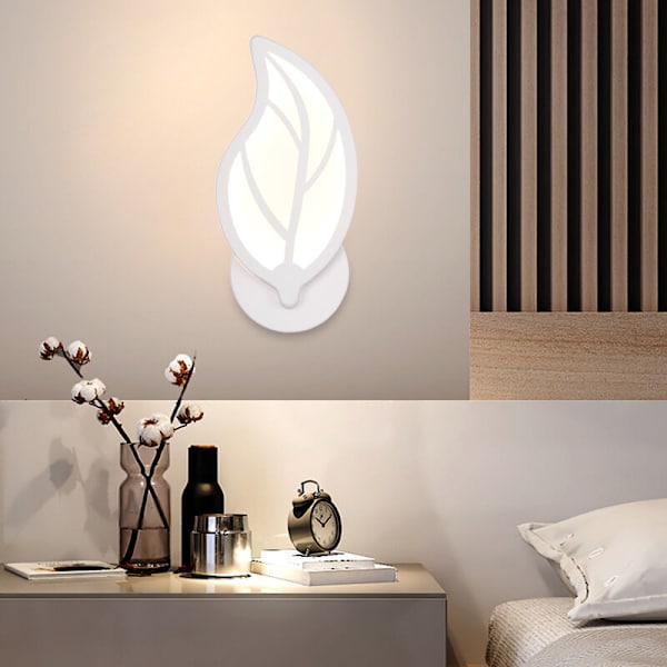 LED-lys, nattlampe ved sengen, enkel stue gang