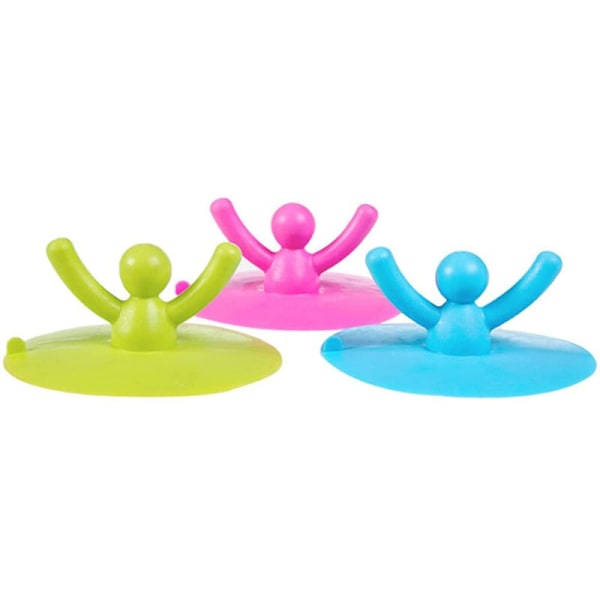 Universal silikon diskproppar 3 st universella avloppsproppar