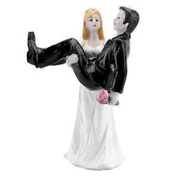 Bryllup Brudgom Resin Ornamenter Statue Kaketopp Bryllupsdekorasjon Figur