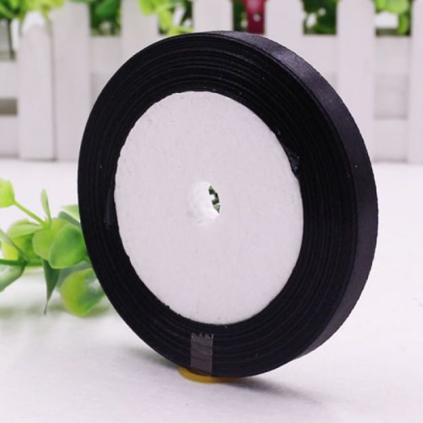 White+black ribbon ribbon set, used for handicraft packaging, gif