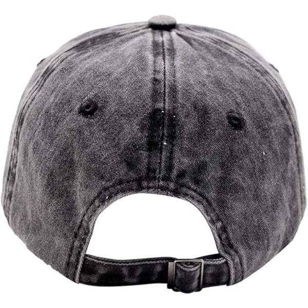 Håndhatt, Skull Finger Baseball Cap Justerbar Vasket Slitt