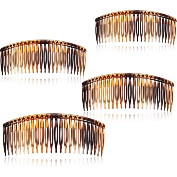 4-pack 12,5 cm Hawksbill färgsida kam rak kam stor kam 24