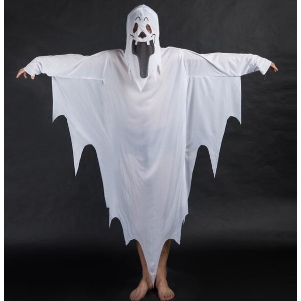Halloween spøkelseskostyme for voksen, djevelkostyme, skrekkklær
