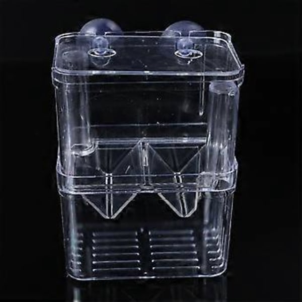 Fisk for Akvarium Klekkeri Inkubator Akvarium Liten Avlsboks Gjennomsiktig Oppdretter Isolasjon Klekkebokser med Sugekopp C L