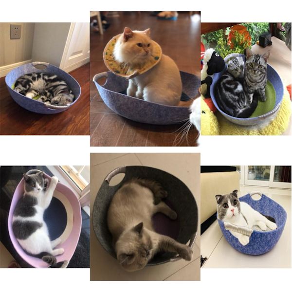 Katteseng Kattekurv Kattesofa Hundeseng Kattehule for alle katter og sma