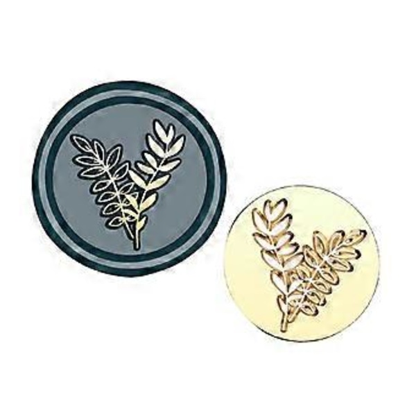 10 st Blad Sigillvax Stämpel Växtserie Vax Sigill Stämpel Mässingshuvud Blommor Sigill Stämpel för Scrapbooking Dekoration zw62