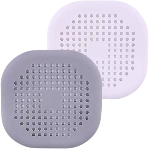 2 Pack Hair Catcher,Hair Drain Cover for Shower Silicone Hair St