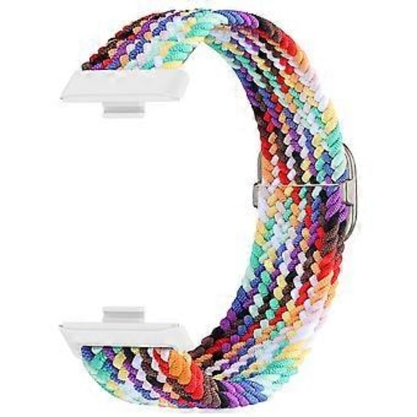 Til Huawei Watch Fit 3 Justerbar Nylon Flettet Urrem Vævet Stil Håndledsrem Style C