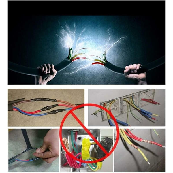 10 stk. Elektrisk Stik, 222-418 Elektriske Terminaler, Forbind