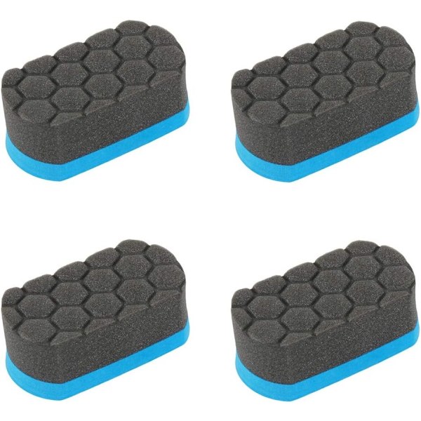 4 stk. Easy Grip Soft Hex Logic Applicator Pad Dekk Dressing Ap
