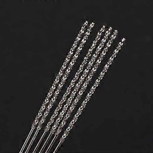 15x/Set Reparationsverktyg för Sömnad Lagning Nål Läderhantverk Sömnadssöm Nål Lagning Verktyg för Stickade Tyger 1.2x76