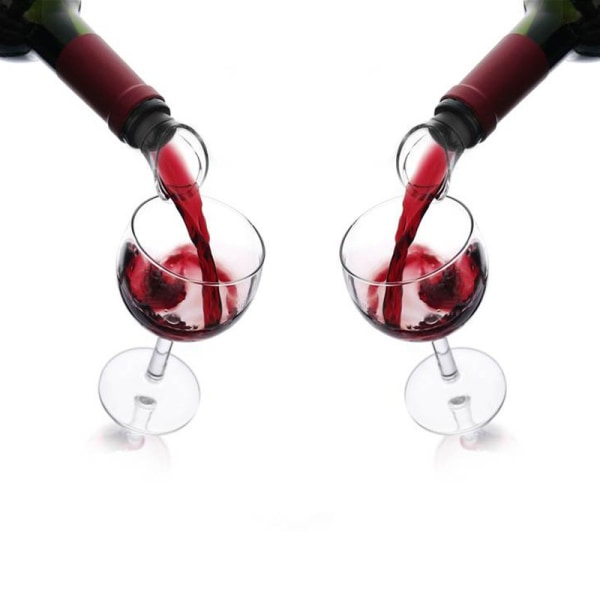 Et sett med 2 stykker vin, rødvin karaff shaker sett, mikser se