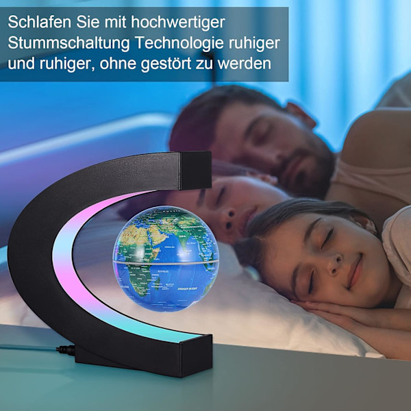 Flytende lysende globus, magnetisk levitasjonsglobus, interaktiv Ea