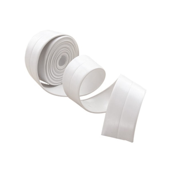 320x3.8CM Dusjtape Tetningslist Dusjtetning Bad hvit si