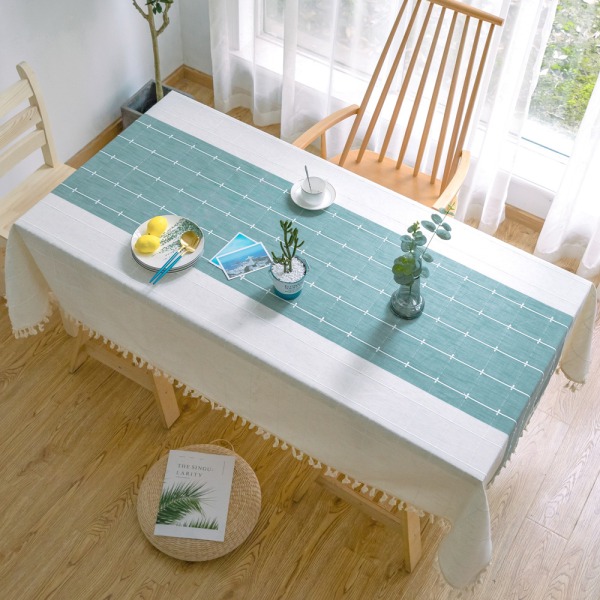 Rektangulär bordsduk för matsal kök inredning, 140 x 260 cm