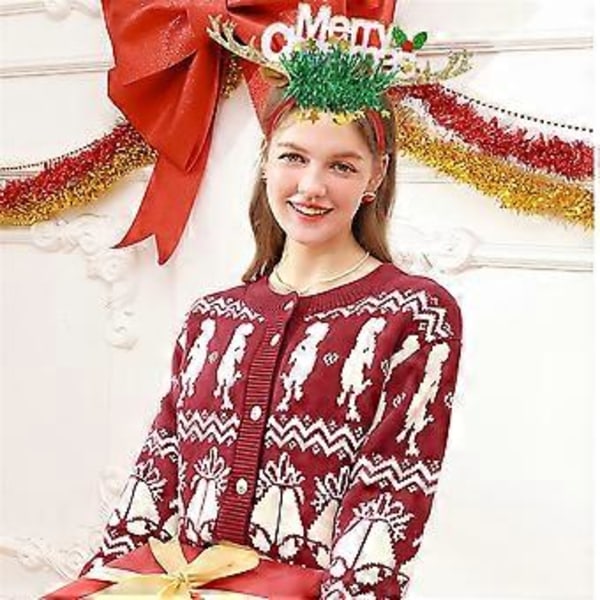 Julehodebånd Festivalrekvisitter Elg Gevir Hårbøyle Sesongbasert Hodeplagg Høytidsfeiring Cosplay Kostymerekvisitter STYLE2