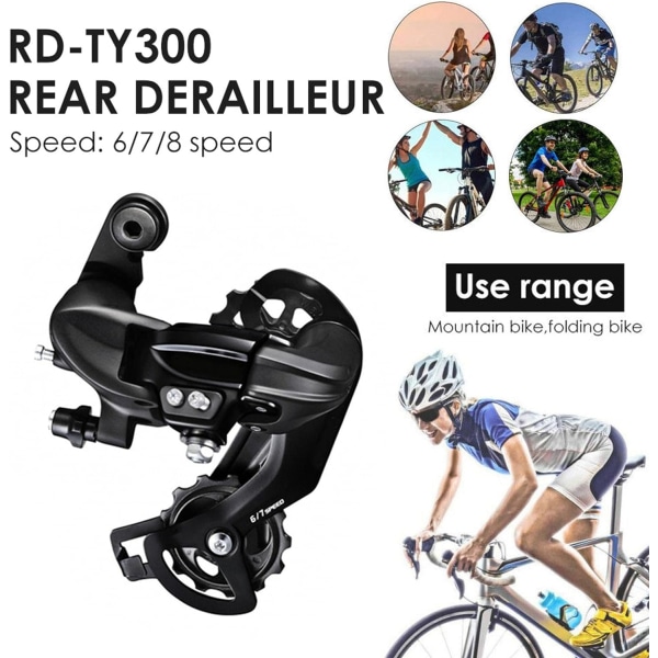 RD-TY300 Bakväxel, 6/7/8-växlad ??Cykelbakväxel,