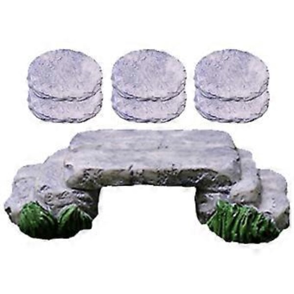1 Sæt Miniature Bro Kunstig Bro Ornament Bonsai Akvarium Have Trædesten Dekoration