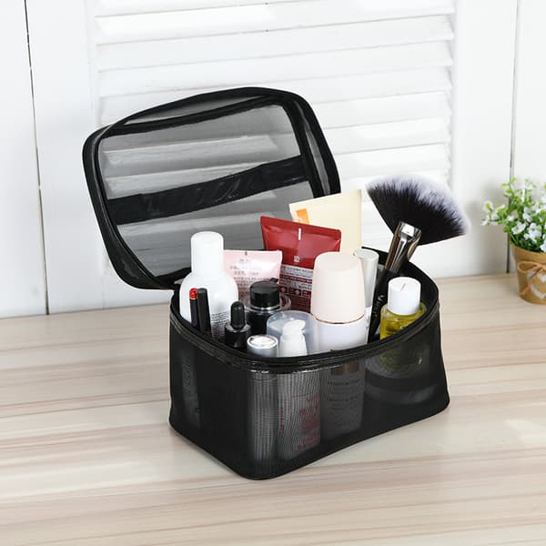 2 stk. Kvinder Mænd Nødvendig Kosmetikpose Transparent Rejse Organizer