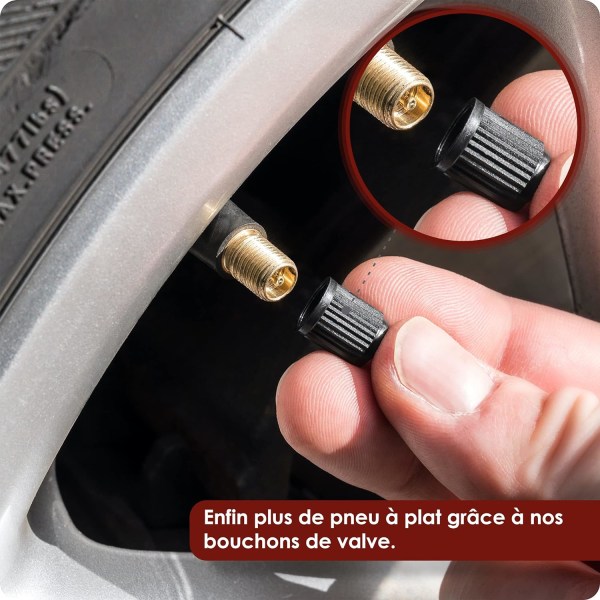 Ventilhattar, 100 stycken, cykelventilhattar, bilventilhatt, motorcykel