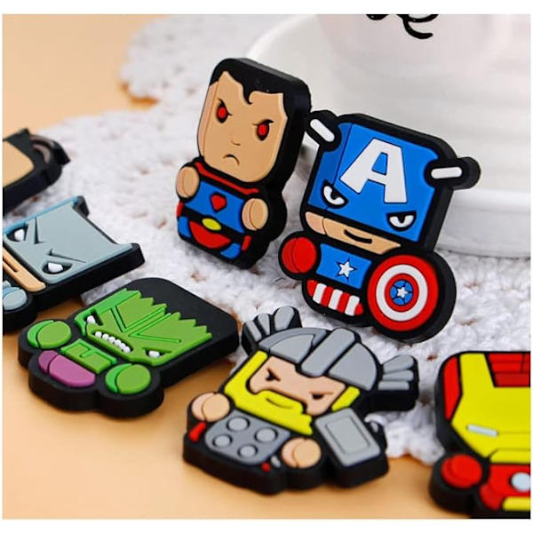 6 stk. køleskabsmagneter (Avengers) Toy Story Avengers Alliance