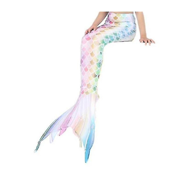 Merenneidon pyrstöt uimiseen lapsille ja aikuisille Monofinillä -allin.110.Keltainen Yellow 110CM