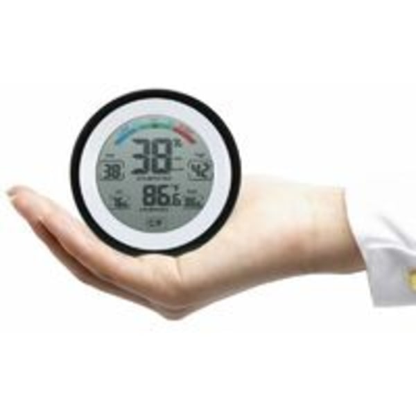 Trådløs elektronisk innendørs/utendørs hygrometertermometer, rund T