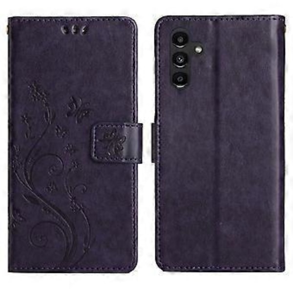 För Samsung Galaxy S24 FE Fodral PU Läder Plånboksfodral med Rem Style F