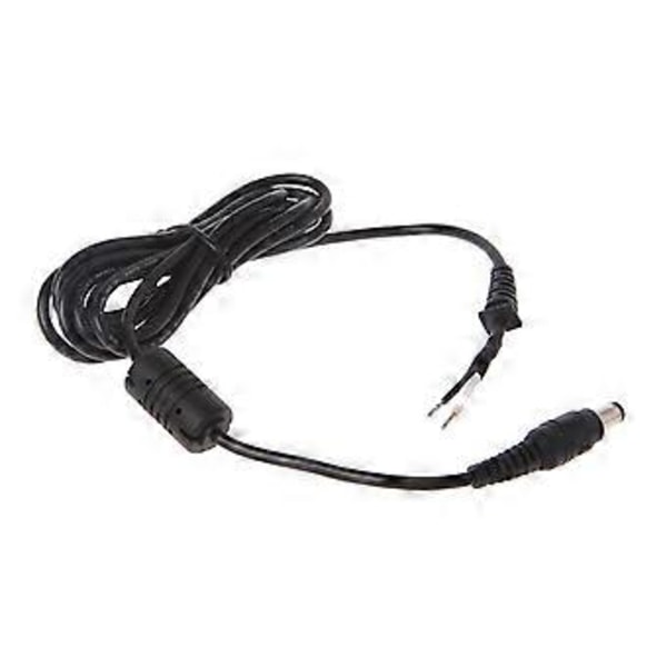 Ret Vinkel til Han Strømkabel, 18AWG 5.5MM x 2.1MM Han til Han Stik Patch Ledningsadapter Sort